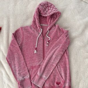 Roxy Pink Hoodie with Drawstring